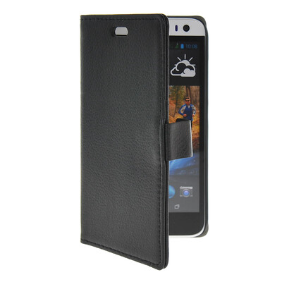 

MOONCASE Slim Leather Flip Wallet Card Pouch with Kickstand Shell Back ЧЕХОЛ ДЛЯ HTC Desire 616 Black