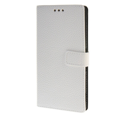 

MOONCASE Case for Sony Xperia M4 Litch Skin Flip Wallet Card Slot Stand Pouch Leather Cover White