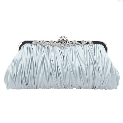 

Fawziya Satin Pleated Clutch Purses For Women Evening Clutches For Wedding And Party