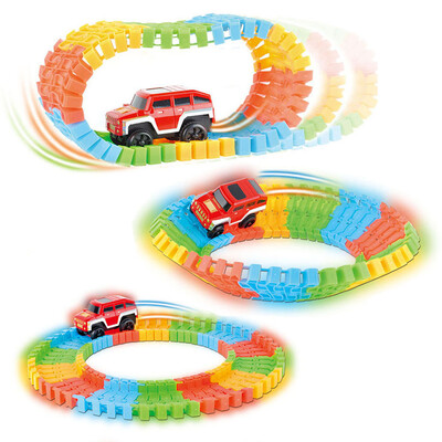 

Diecast DIY Puzzle Toy Roller Coaster Track Electronics Toy Car Rail Car Toy for Children Random Color New Packing