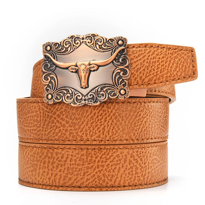 

XHtang Mens Belt Genuine Leather Automatic Buckle belt For Waistband Ratchet Strap Black Leather Belt Designer Belt For Jeans Gift