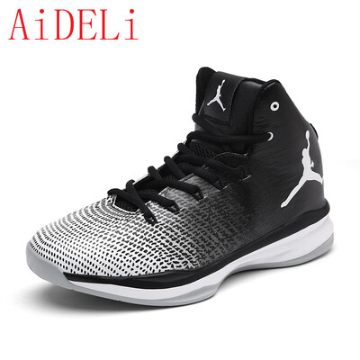 

AiDELi Summer couple breathable basketball shoes high shoes