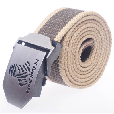 

Shanglong Desert Eagle Canvas Belt Military Style Casual Army Outdoor Belt 120cm