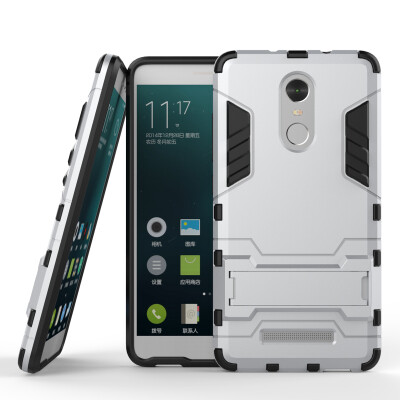 

MOONCASE Hybrid Kickstand PC+TPU Protection Shell 2 in 1 Case Cover for Xiaomi Redmi Note 3