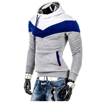 

Zogaa New Mens Hoodie Slim Casual Patchwork
