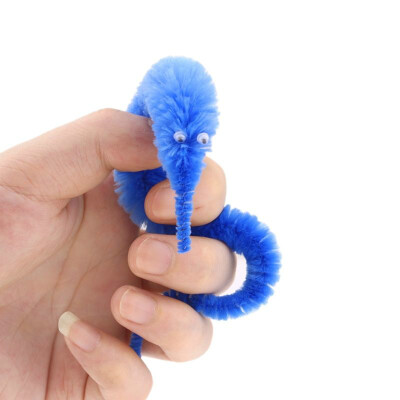 

Magic Trick Twisty Wriggley Wiggly Worm Furry Teaser Fun Party Toy Xmas Gift Kid