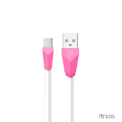 

REMAX ALIENS 21A Micro USB data cable Diamond noodle Flat Charger sync data Flexible cable for samsungxiaomiLGsony