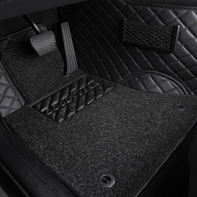 

Goodyear car mats wire ring full surrounded by double feet 2013-2018 Audi Q3 dedicated mats flying black