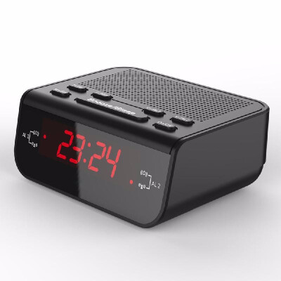 

Multi-functional Digital Dimmable Projection Alarm Clock FM Radio with 18" LED Display USB Charging Port Dual Alarm Battery Backu