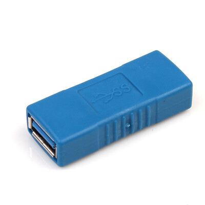 

New USB 3.0 A-Female to Female Plug Adapter Converter Gender Changer 5Gbps Blue
