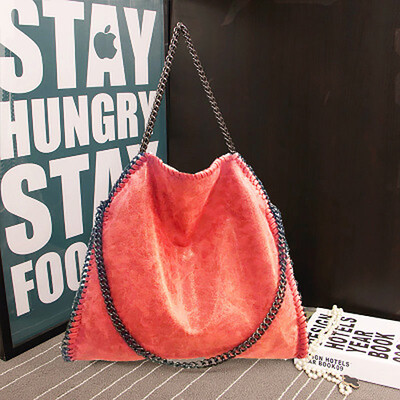 

2015 New women leather handbags fashion folding chain shoulder bags female messenger bags large tote bags