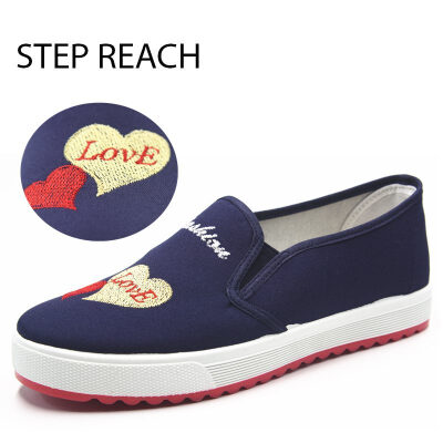 

Women shoes Canvas Shoes Pattern Ventilate All Matched Shoes student Lovely heart shape