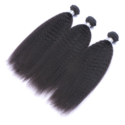 

9A Cambodian Virgin Hair Kinky Straight 100 Human Hair Weave 3 Bundles Lot Cambodian Straight Remy Hair Extension Soft Full Thick