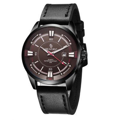 

New Men Watch Luxury Genuine Leather Sports Watch Casual Military Wrist Watch