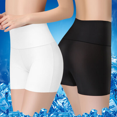 

Dream Time 3 Pack Summer Safety Pants High Waist Boxer Ice Silk Anti-Walk Womens Underwear 4219 Skin Color Skin Color Black