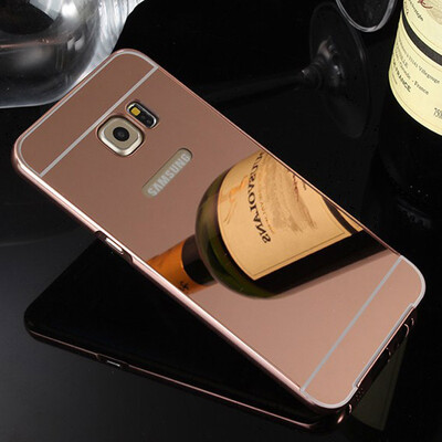 

MOONCASE металлический каркас тонких край зеркало "2 в 1 случае прикрытие для Samsung Galaxy S6 Edge Plus