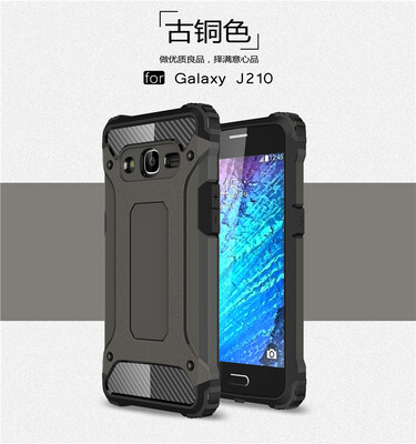 

Goowiiz Phone Case For Samsung Galaxy J210 J2 2016J2 PrimeJ3 Pro King Kong Armor Fashion Bumper PC TPU