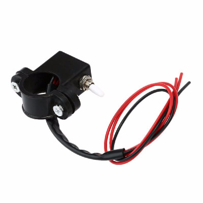 

Motorcycle Dual Double Flash Warning Light Switch 22cm 25cm Diameter Handlebar DIY ON-OFF Switch Accessory for Motorbike Scooter