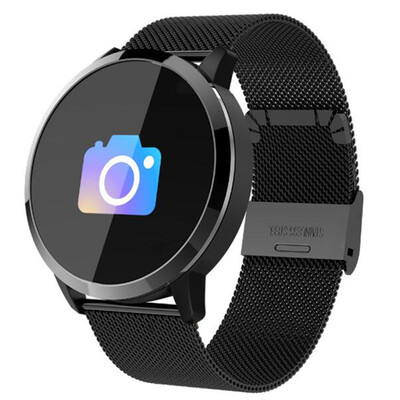 

Водонепроницаемый Bluetooth Smartwatch Heart Rate Band Monitor Браслет браслет Спорт Напоминание о запястье Wrist Smart Watch Стальная полоса