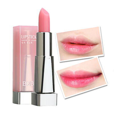 

BOB Rose stock solution warming light color lipstick 32g not easy to fade not easy to stain cup long-lasting moisturizing make-up gradient lipstick 201 pink rose