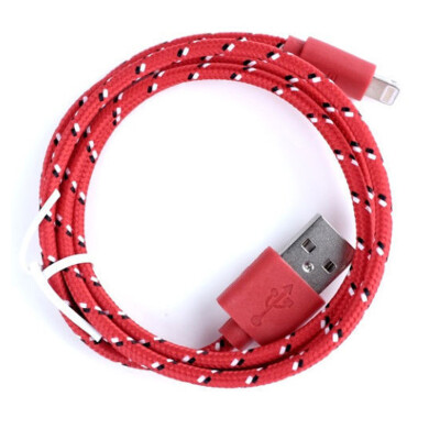 

Colorful 3Ft 6Ft 10Ft Hemp Rope Braided USB Cable Data Sync Charger Cord For iPhone 5 5C 5S 6 6S Plus