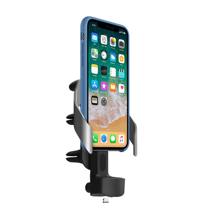

AutoBot clip charging stand car phone holder creative car mobile phone charging support frame deep gray