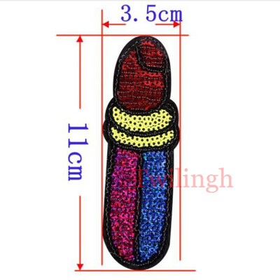 

1 Pcs Clothes Patches Iron On Sequined Patch Bow Flower Love Star Applique DIY Sewing Fabric Repair Clothing Patches Stickers