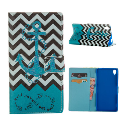 

MOONCASE ЧЕХОЛ ДЛЯ Sony Xperia Z3 Flip PU Leather Fold Wallet Card Slot Kickstand Back [Pattern series] /a20