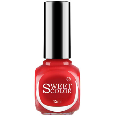 

sweetcolor micro-light treatment CP-A04 12ml is red (French raw materials, environmentally friendly nail polish dry long lasting