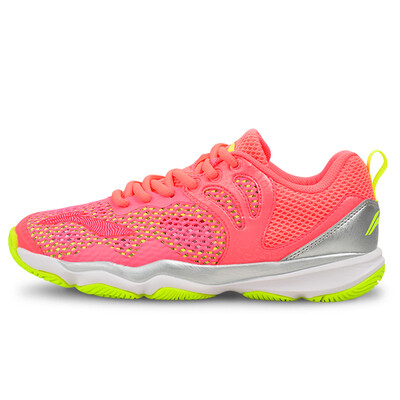 

Li Ning LI-NING sports shoes womens breathable running tennis shoes wear badminton shoes AYTN034-3 phosphor 3765