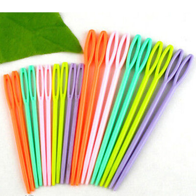 

1Set 20PCs 2 34\" 3 34\" Multicolor Plastic Sewing Needles