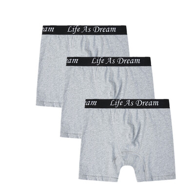 

3pcs Fashion Men Shorts Boxer Antibacterial Comfortable Long Leg Short Leg Mens Boxers Shorts Male Underpants Man Underwear