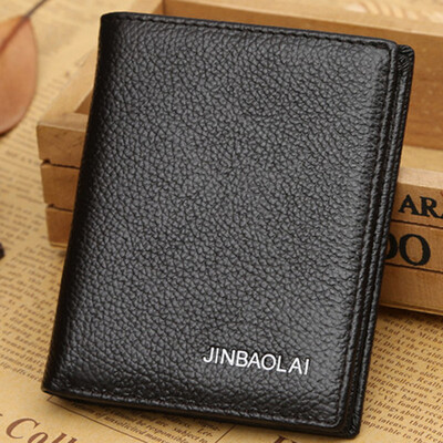 

Mens Leather Fashion Drivers License Holder Card Slots Soft Purse