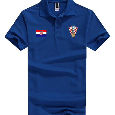 

Russia World Cup 2018 Sports Soccer Polo Shirt Summer New National Polo Shirt 32 Teams T-shirt