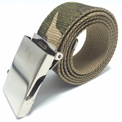 

Men And Women Young Student Fashion Casual Weave Canvas Pin Buckle Belt