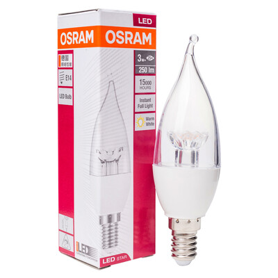 

Супермаркет] [Jingdong Osram (OSRAM) Светодиодная лампа лампа 3W E14 хвостов отверстия теплого белого Хуан Гуана