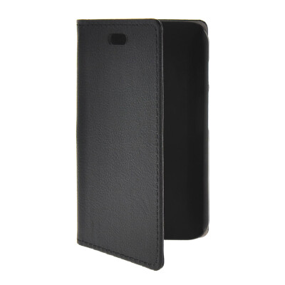 

MOONCASE Slim Leather Side Flip Wallet Card Holder Pouch with Kickstand Shell Back Case Cover for Motorola Moto E Black