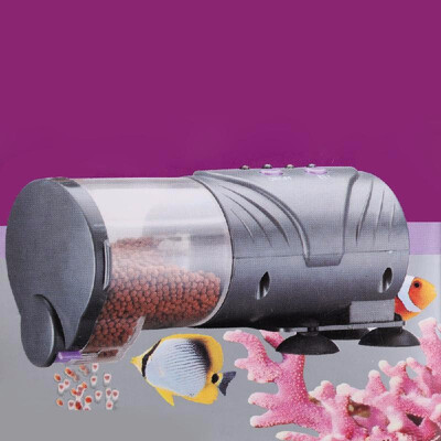 

Automatic Fish Feeder Aquarium Tank Auto Food Timer Feeding Dispenser Adjustable Outlet