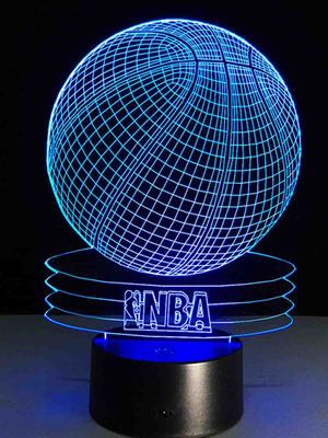 

AINA red blue&purple NBA night light