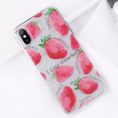 

Cartoon 3D White Clouds Phone Case For iPhone 6 7 8 plus X