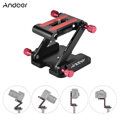 

New Zshaped Aluminum Alloy Camera Camcorder Desktop Holder Quick Release Plate Tilt Head for Nikon Canon Sony Pentax DSLR Camera