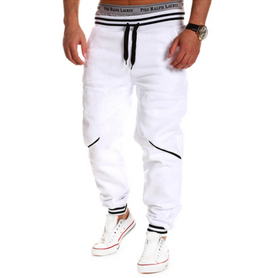 

Zogaa New Mens Pants Splice Sports Casual Contrast Color