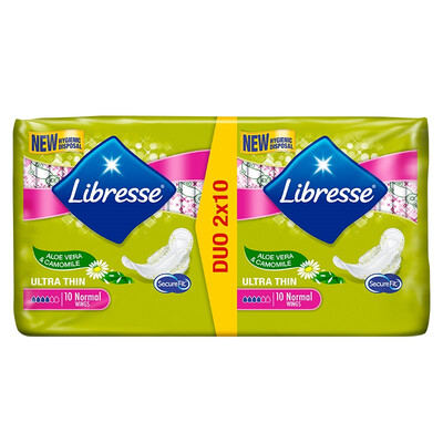 

Light curve Libresse daily sanitary napkin 240mm 20 pieces of dry instantaneous suction leak-proof plastic flow moderate moderate sensitive to European original import