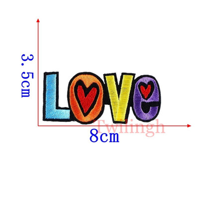 

1Pcs Gesture Hand Patches Iron On Embroidered Patch Applique Sewing Fabric Repair Clothes Patch Stickers Garment DIY Accessories