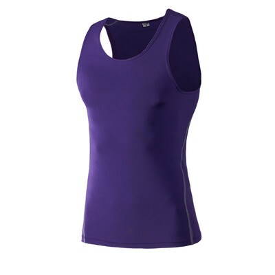 

Men Compression Stringer Bodybuilding Mens GYM Undershirts Male Shirts Sports