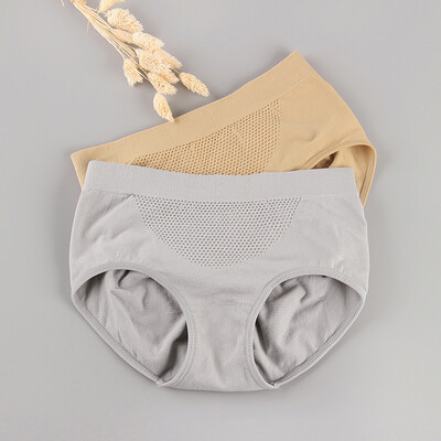

Xia Weifang 2 loaded 3D honeycomb belly tummy hips underwear elastic waist seamless briefs 1030-1 skin color pink code