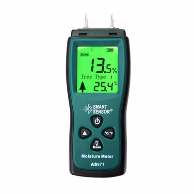 

Wood Moisture Meter Humidity Tester Timber Damp Detector Paper digital Moisture Meter Test Wall Moisture Analyzer Range 270