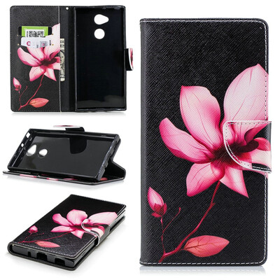 

BEFOSPEY Painting PU LeatherSoft TPU Card Slot Stand Wallet Case For Sony Xperia XA2 Ultra 60"2018