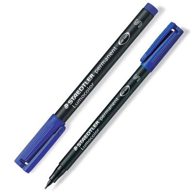 

Staedtler (Staedtler) S313-3 oily marker pen disc pen 0.4mm blue two loaded