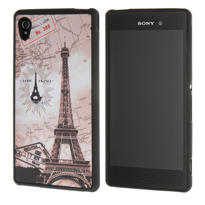 

MOONCASE чехол для Sony Xperia M4 Pattern series Flexible Soft Gel TPU Silicone Skin Slim Durable Cover